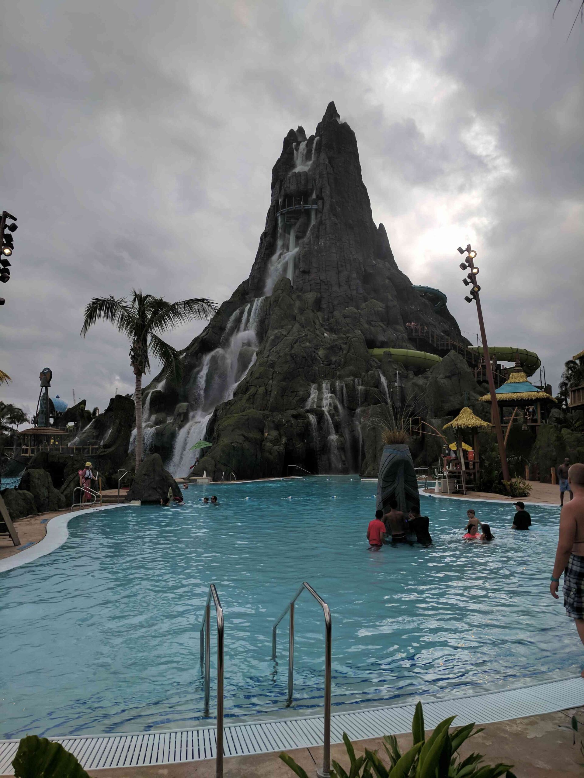 universal volcano bay drop slide