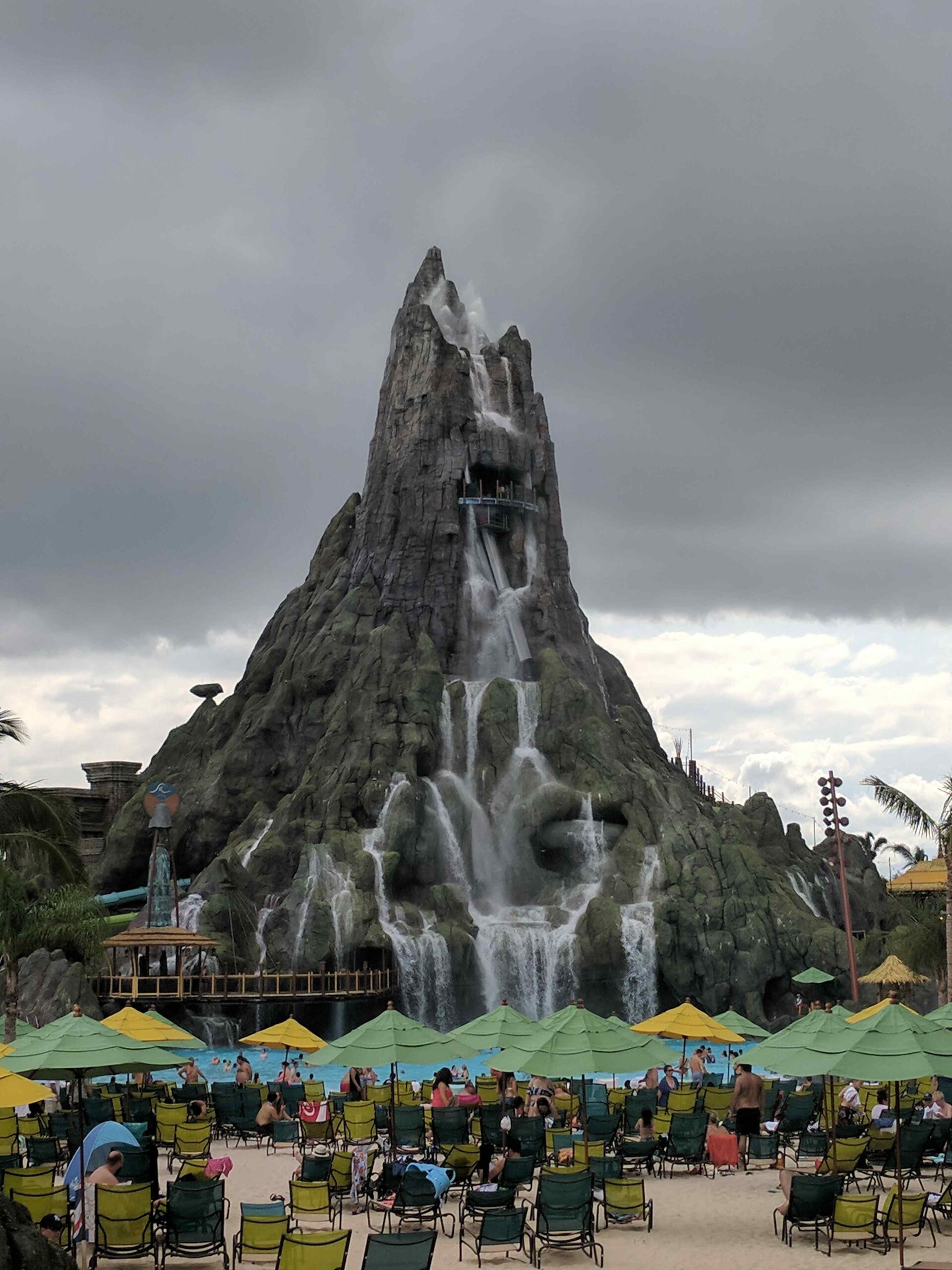 universal volcano bay slide attendant