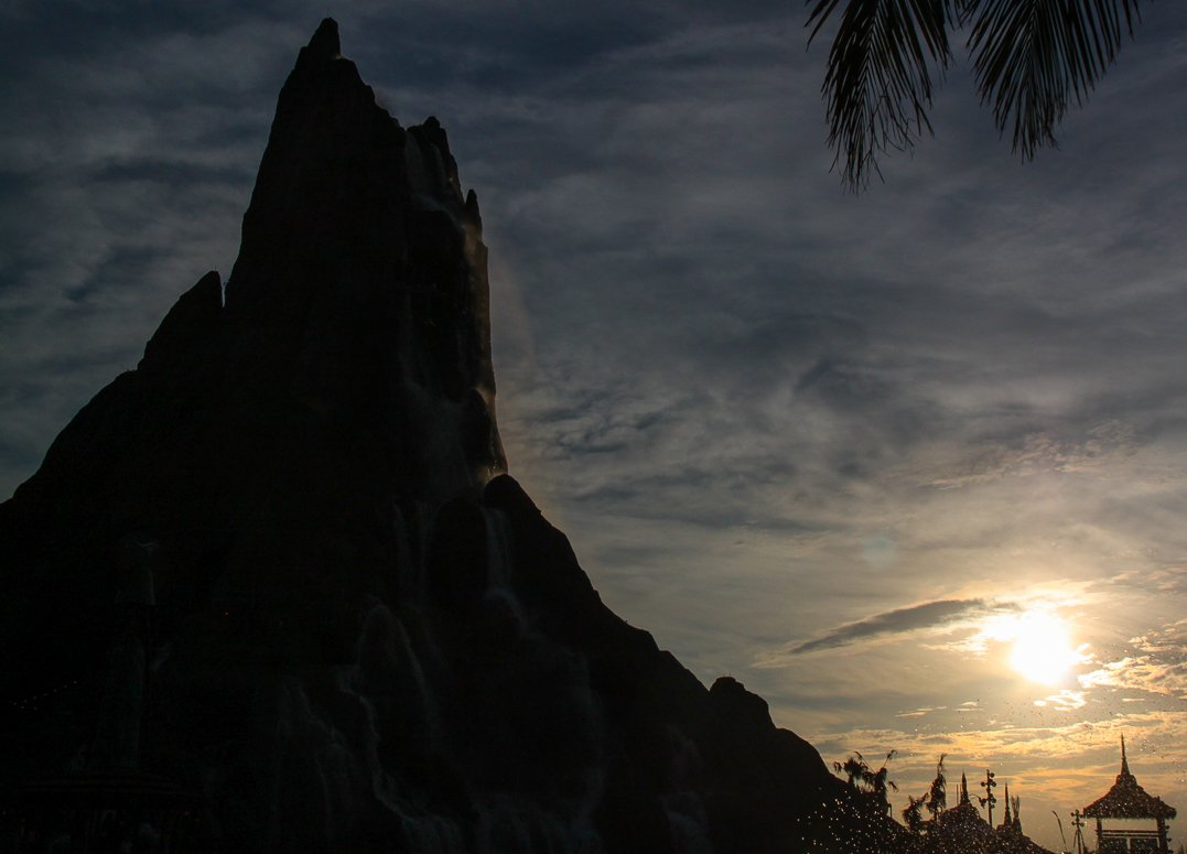 universal volcano bay drop slide